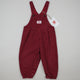 Vintage Red OshKosh Hickory Stripe Overalls