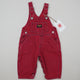 Red OshKosh Hickory Stripe Overalls