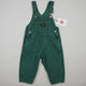 Green OshKosh Hickory Stripe Overalls
