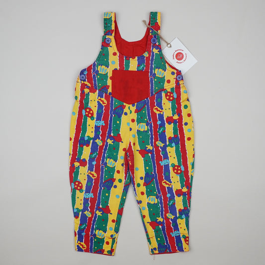 Vintage Colorful Overalls