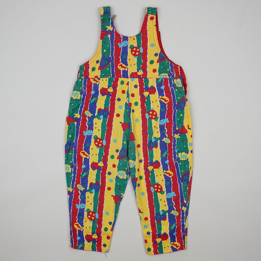 Vintage Colorful Overalls