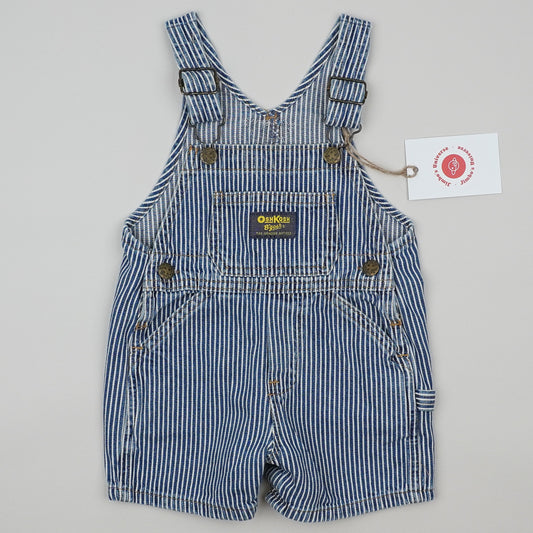 Vintage OshKosh Hickory Stripe Shortalls