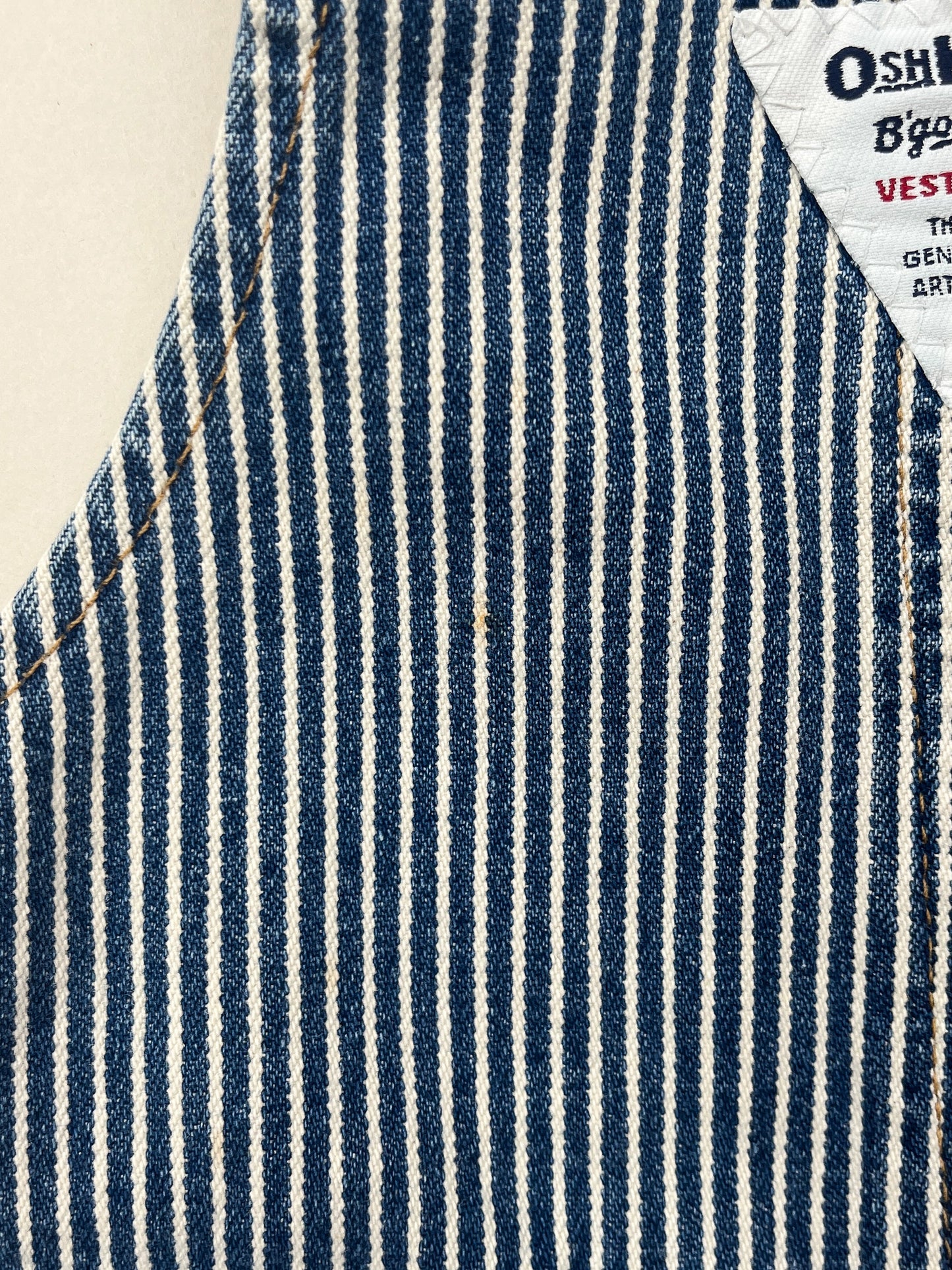 Vintage OshKosh Hickory Stripe Shortalls