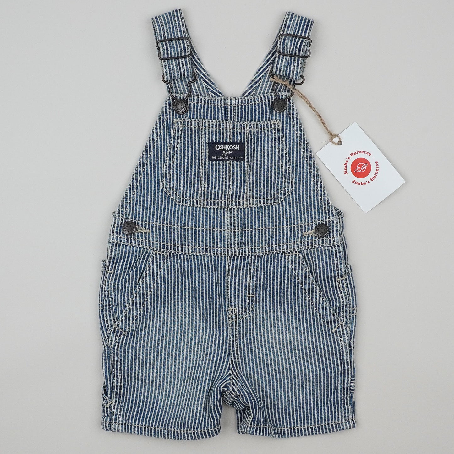 OshKosh Hickory Stripe Shortalls