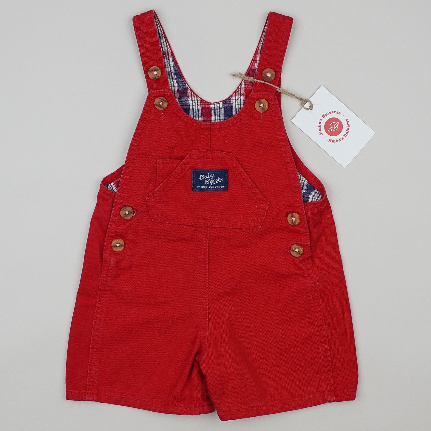 Vintage Red OshKosh Shortalls