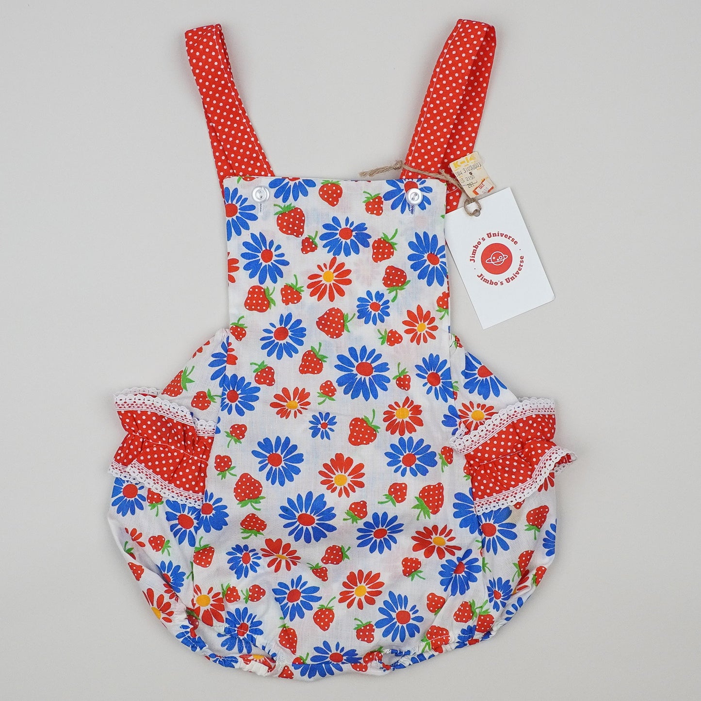 Vintage Floral Shortalls