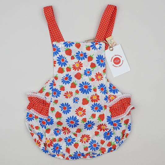 Vintage Floral Shortalls