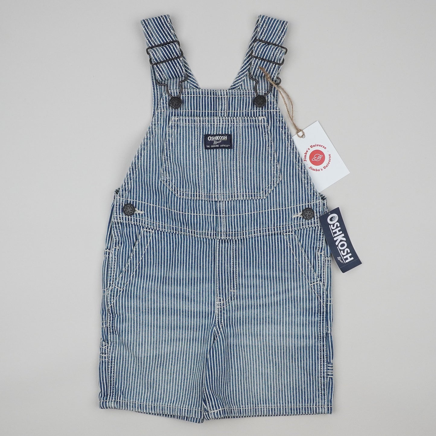 OshKosh Hickory Stripe Shortalls