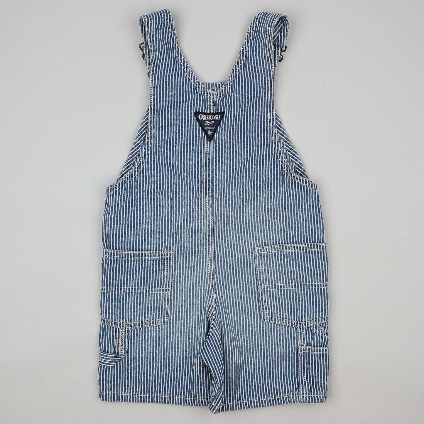 OshKosh Hickory Stripe Shortalls