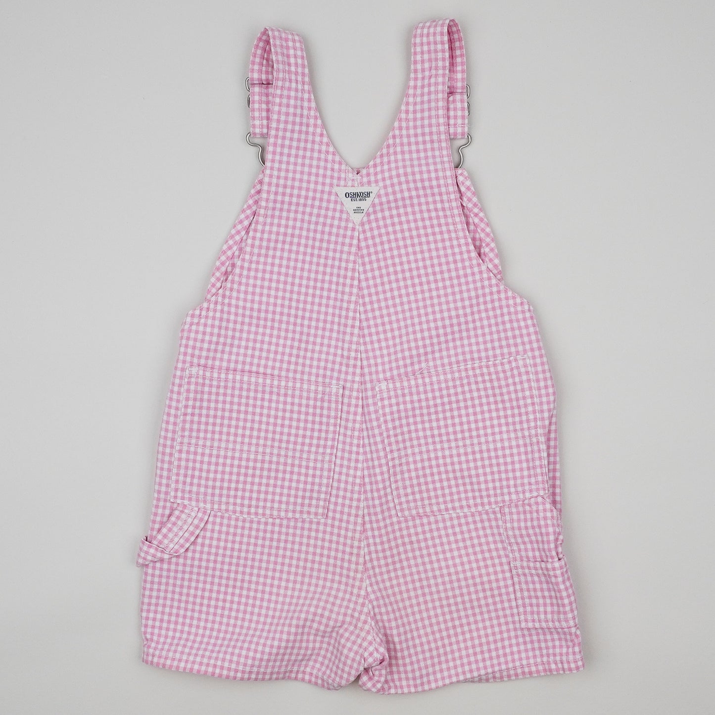 Vintage OshKosh Checkered Shortalls
