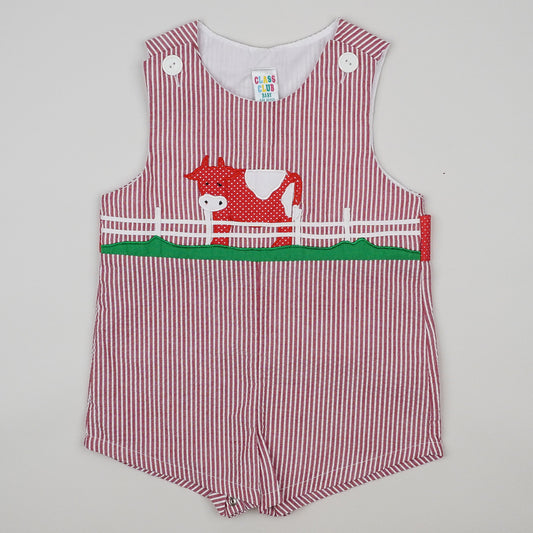 Vintage Shortalls with Embroidery