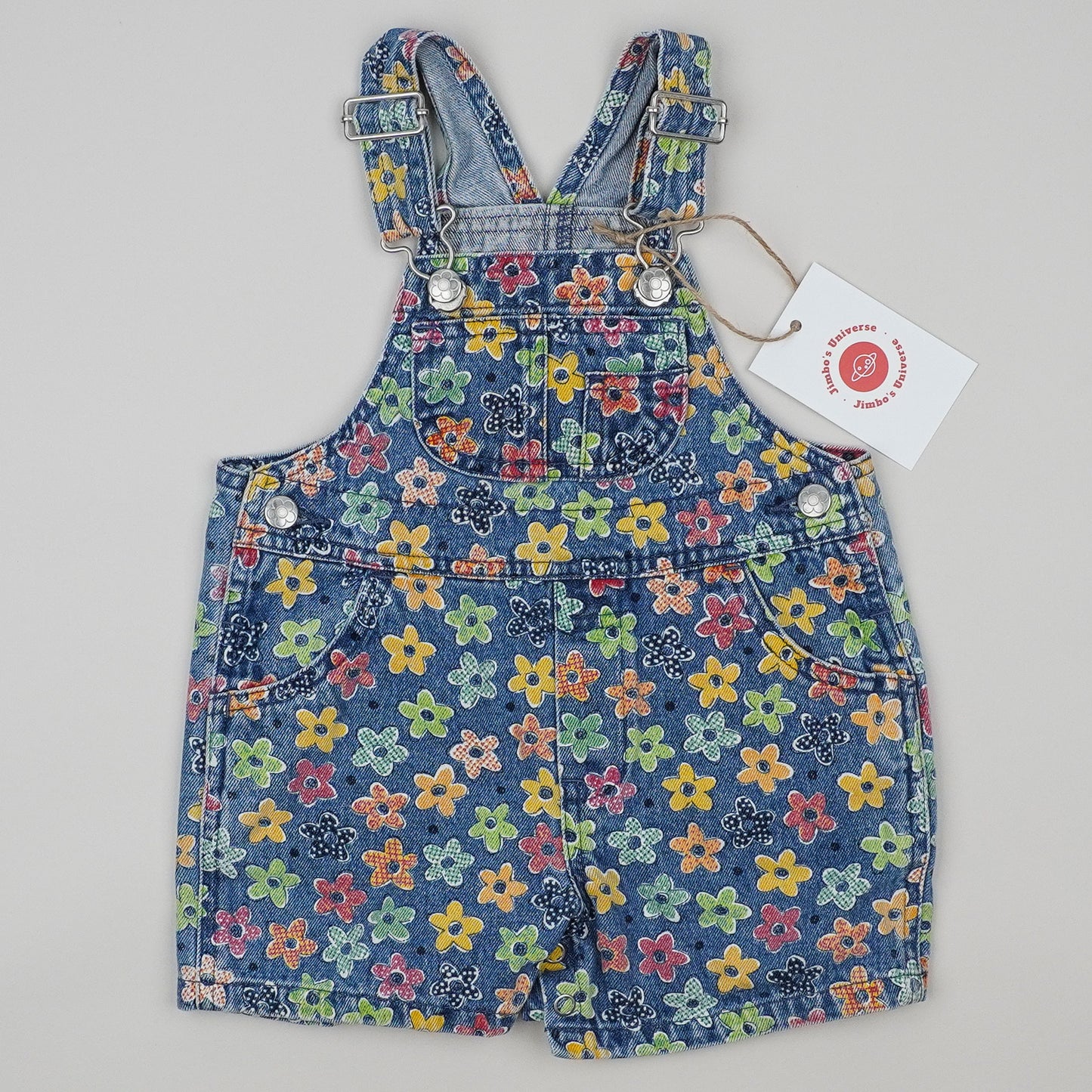 Vintage Floral Shortalls