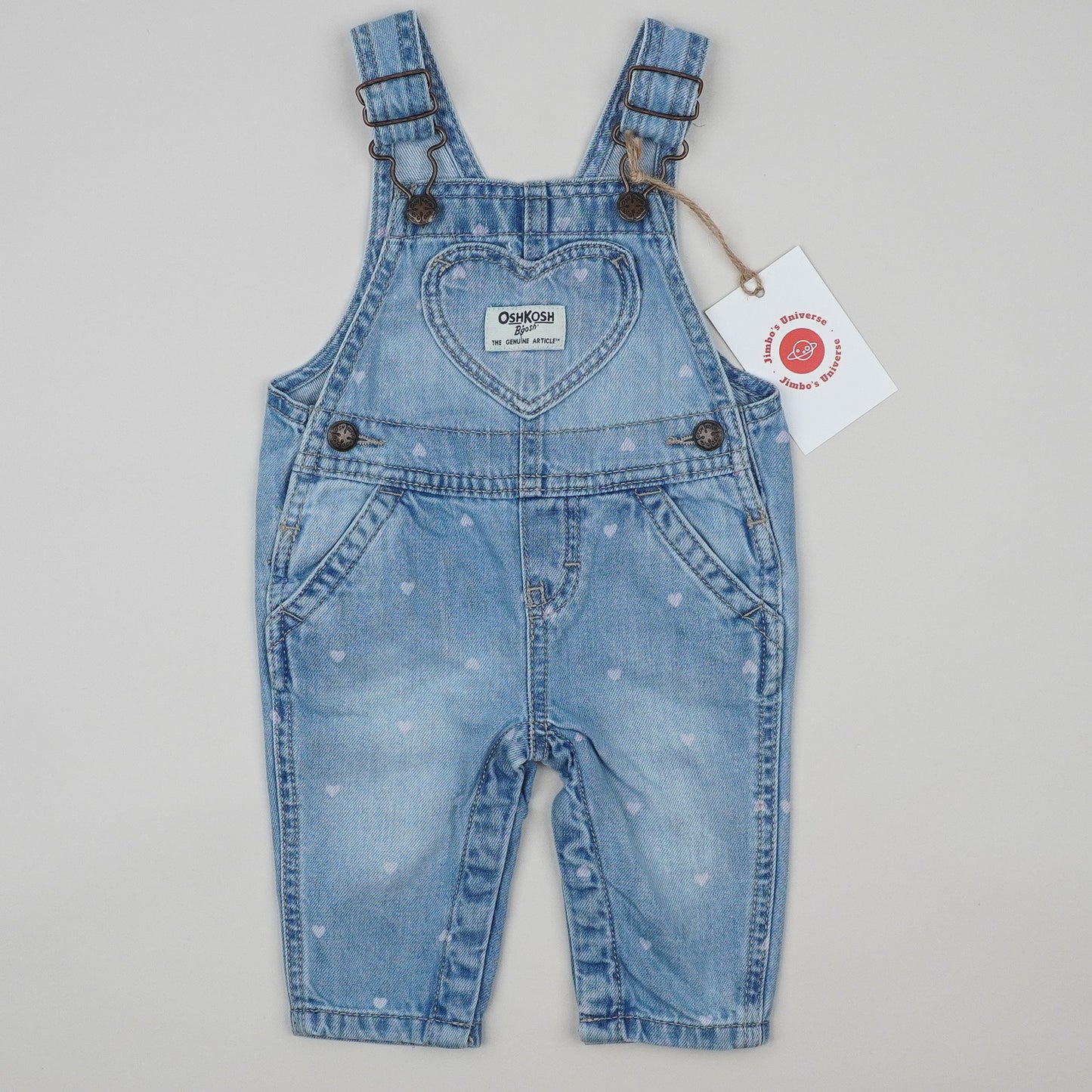 OshKosh Overalls with Hearts