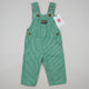 Green Vintage OshKosh Hickory Stripe Overalls