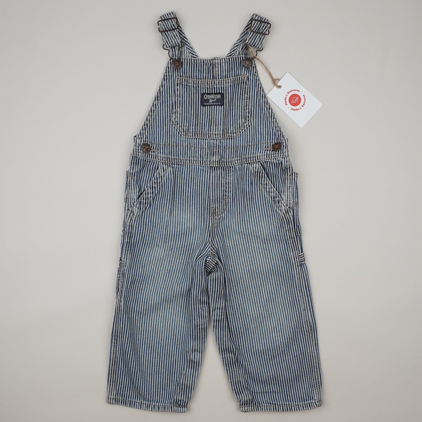 OshKosh Hickory Stripe Overalls