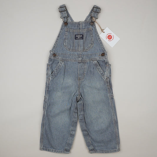 OshKosh Hickory Stripe Overalls