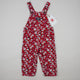 OshKosh Floral Corduroy Overalls