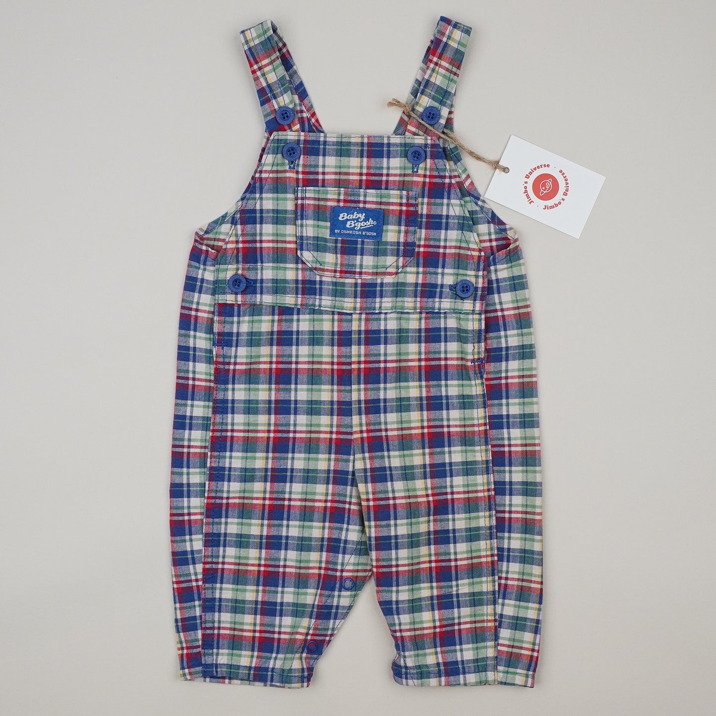 Vintage OshKosh Checkered Overalls