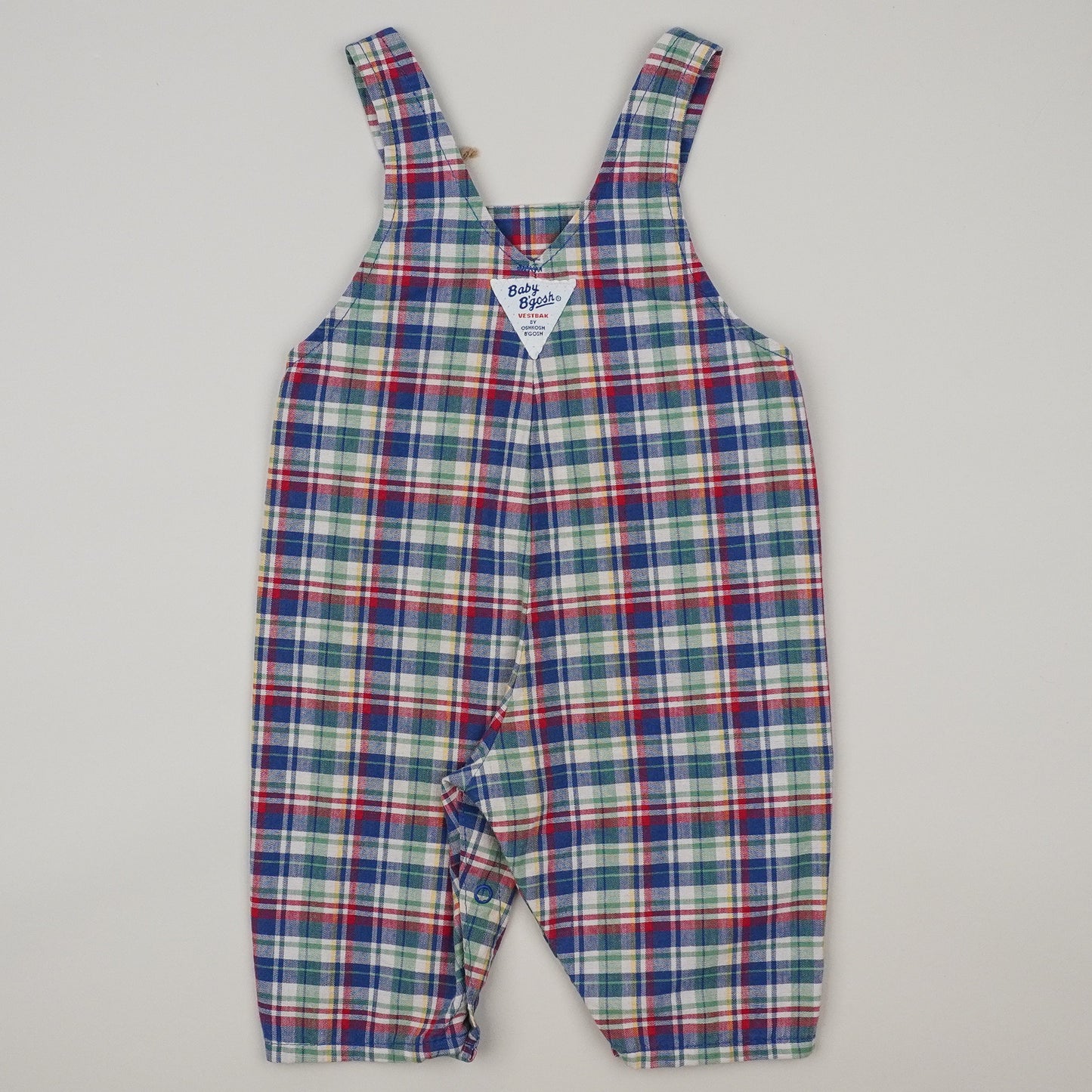 Vintage OshKosh Checkered Overalls