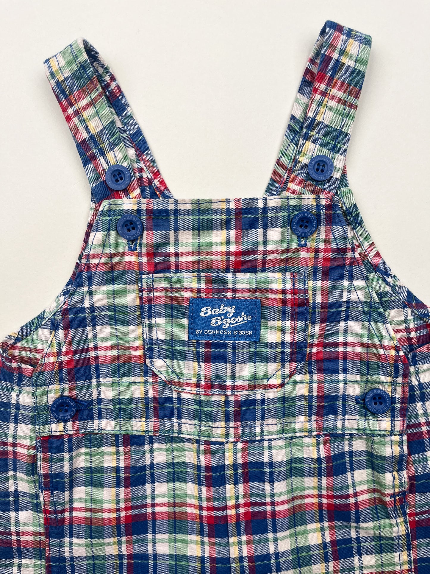 Vintage OshKosh Checkered Overalls