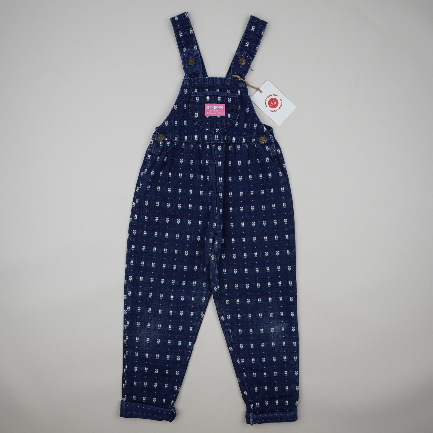 Vintage OshKosh Overalls with Embroidery