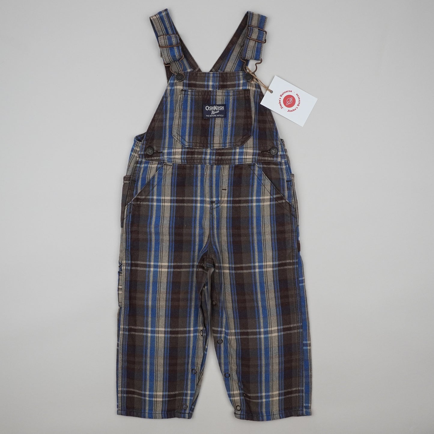 OshKosh Checkered Overalls