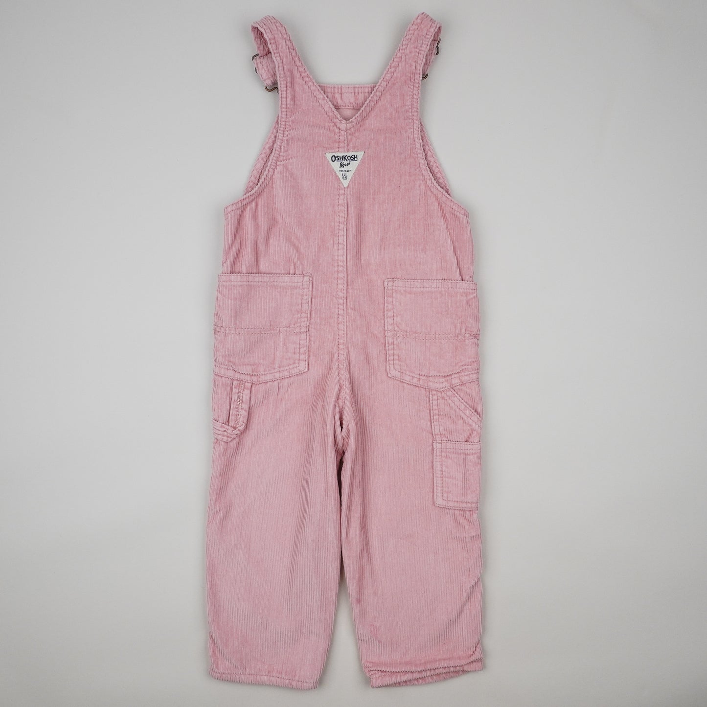 OshKosh Pink Corduroy Overalls