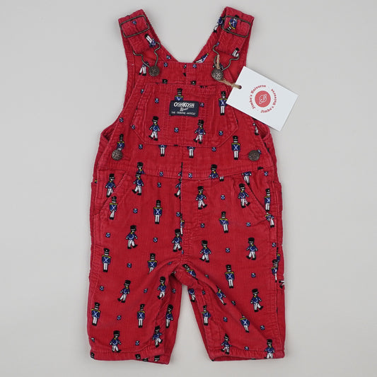 OshKosh Corduroy Overalls with Soldiers