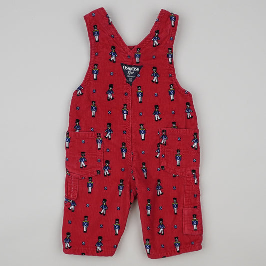 OshKosh Corduroy Overalls with Soldiers