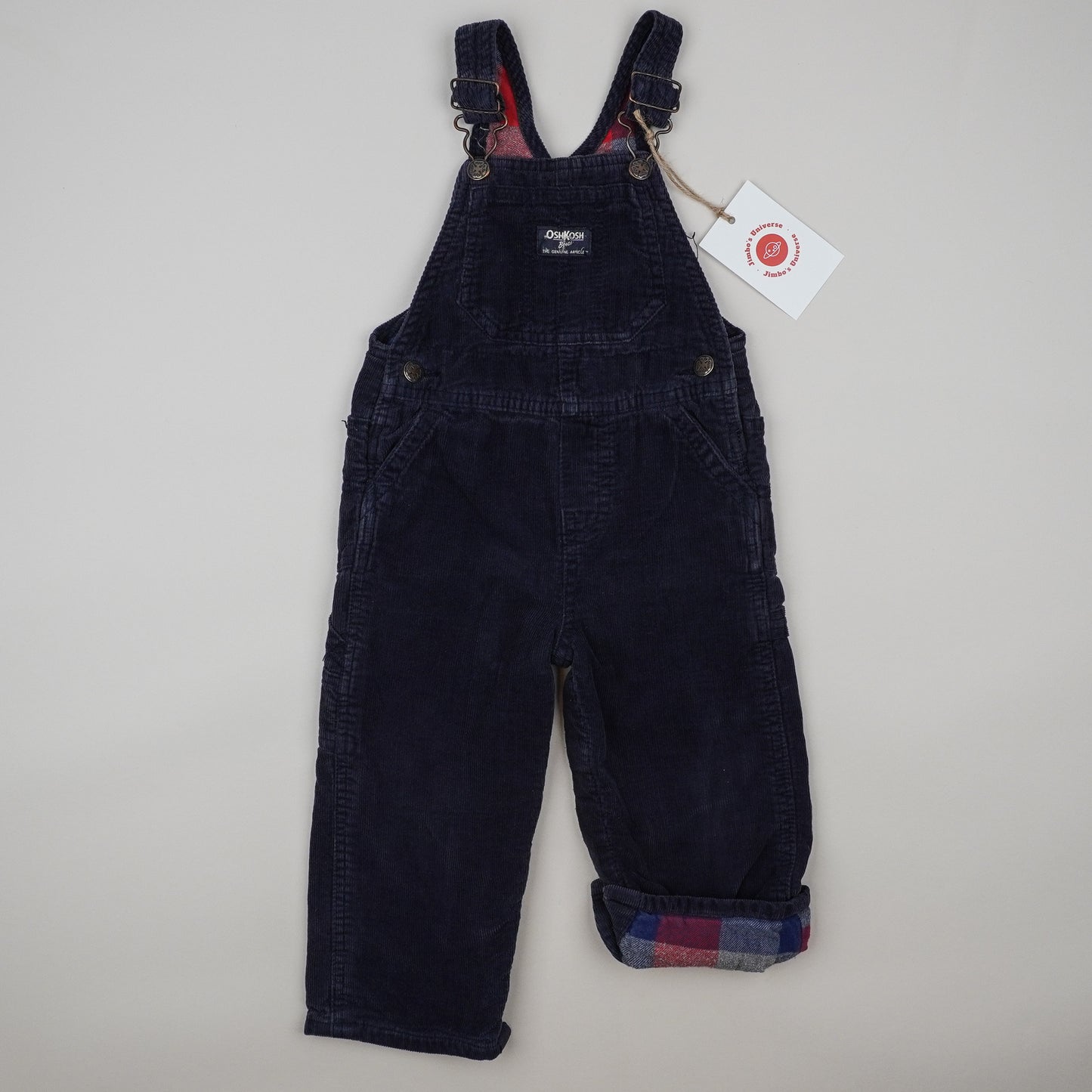 Lined OshKosh Corduroy Overalls