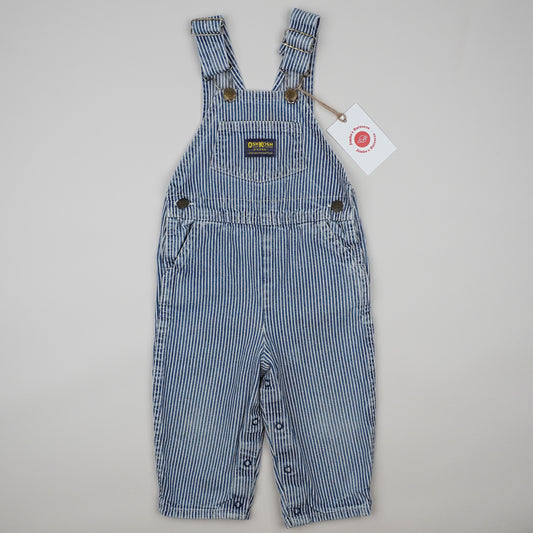 Vintage OshKosh Hickory Stripe Overalls