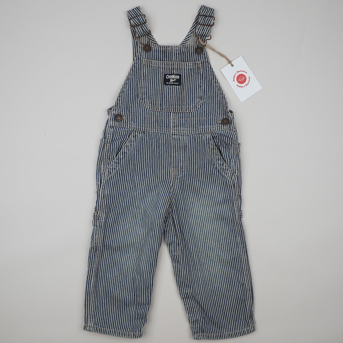 OshKosh Hickory Stripe Overalls