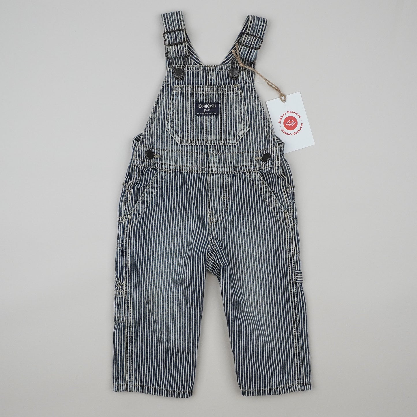 OshKosh Hickory Stripe Overalls