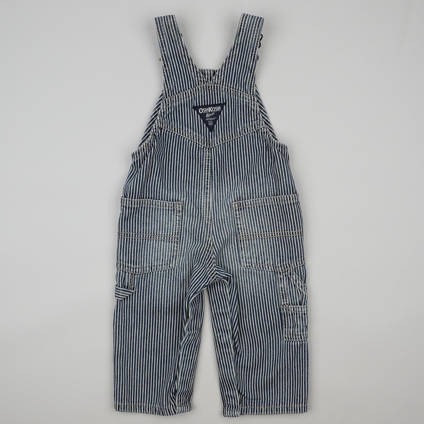 OshKosh Hickory Stripe Overalls