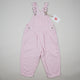 Pink Vintage Hickory Stripe Overalls