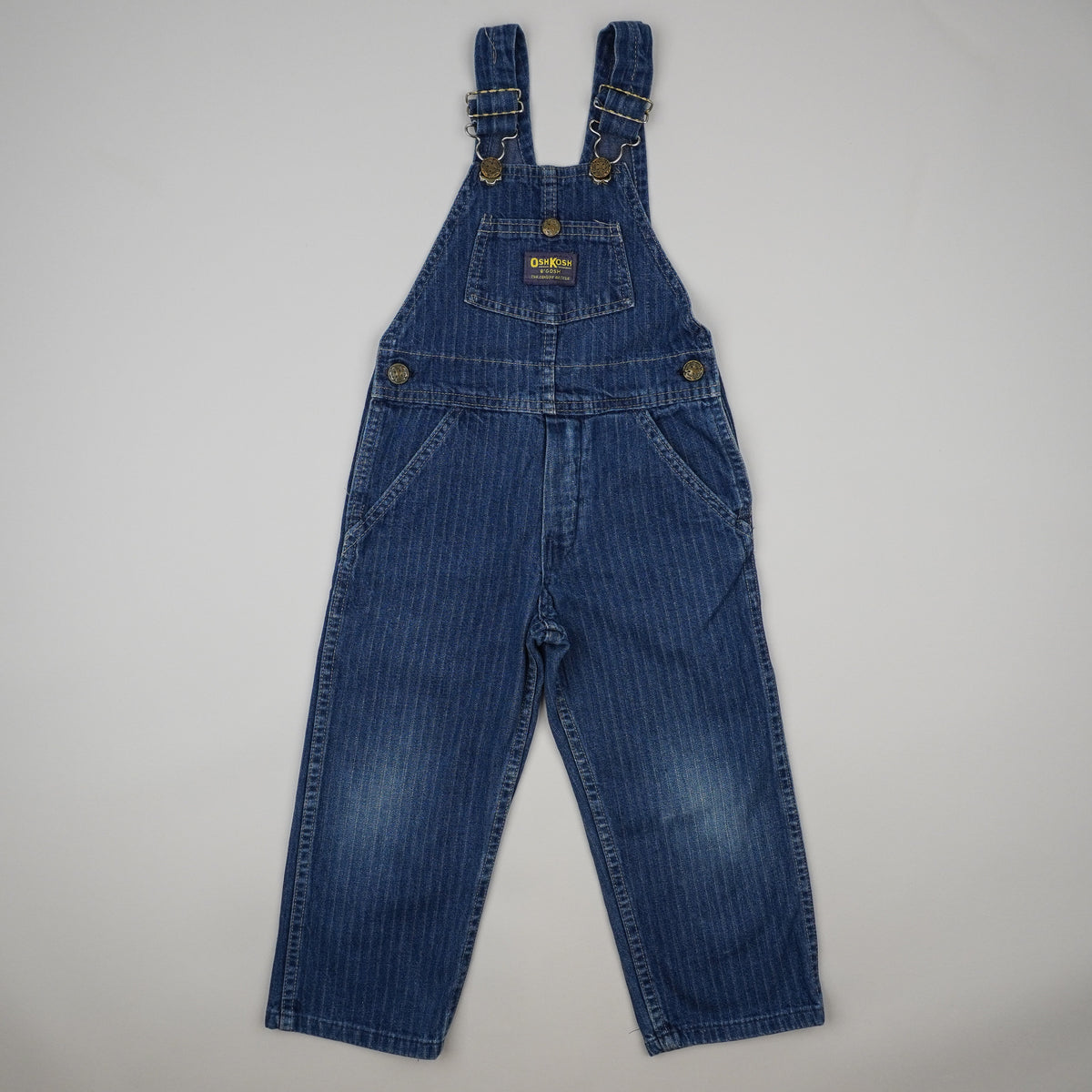 Vintage OshKosh Striped Overalls