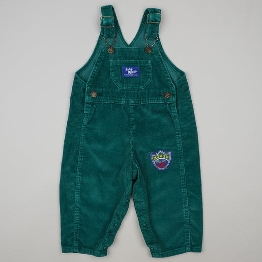 Vintage OshKosh Corduroy Overalls with Patch