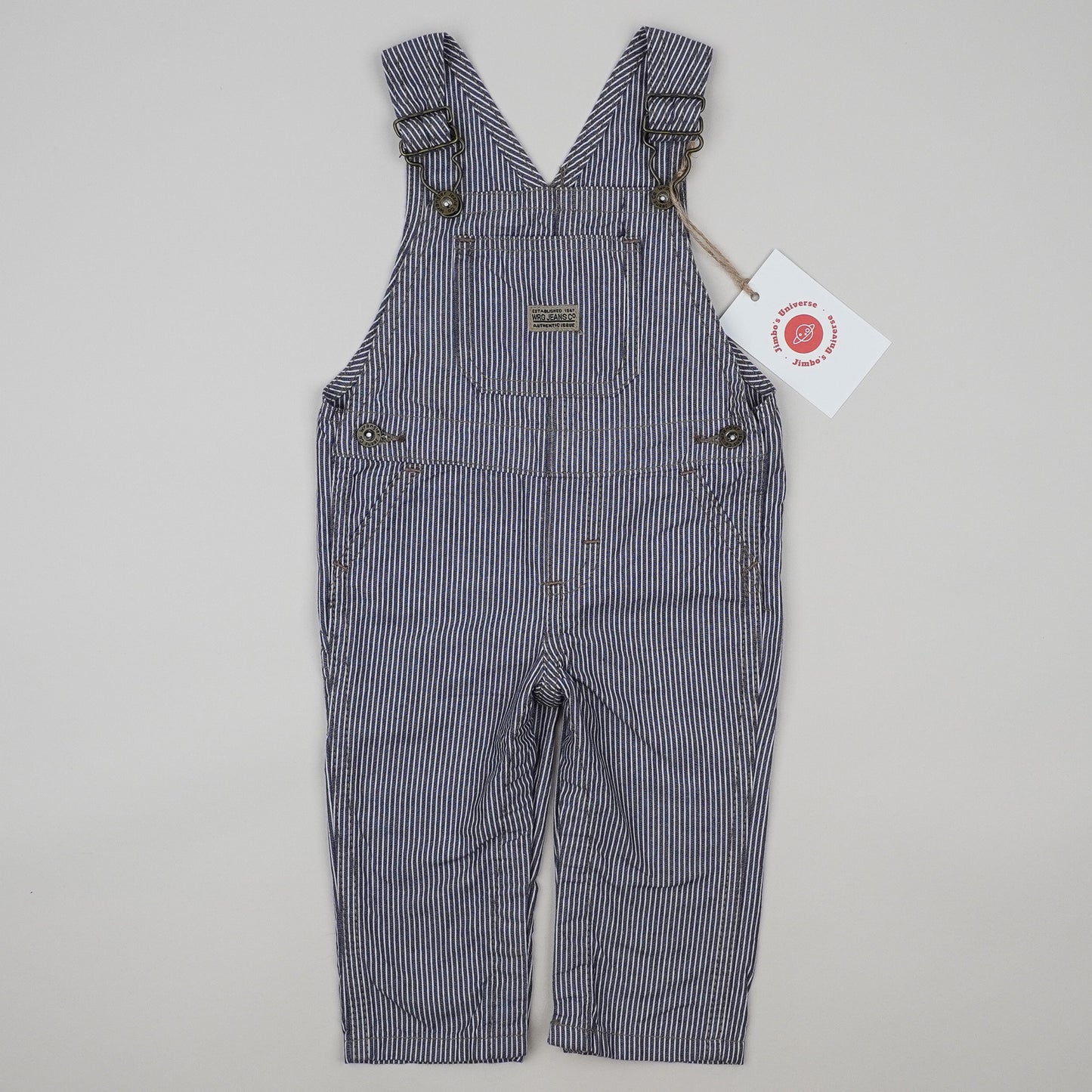 Wrangler Striped Overalls