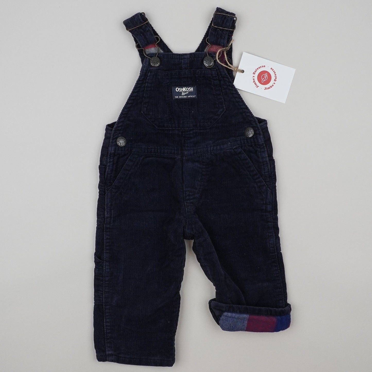 Lined OshKosh Corduroy Overalls