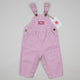 Pink Vintage OshKosh Hickory Stripe Overalls