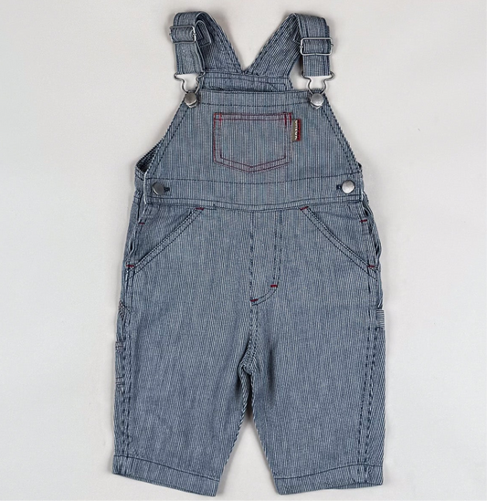 Striped Vintage Overalls