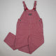 Lined Vintage OshKosh Hickory Stripe Overalls