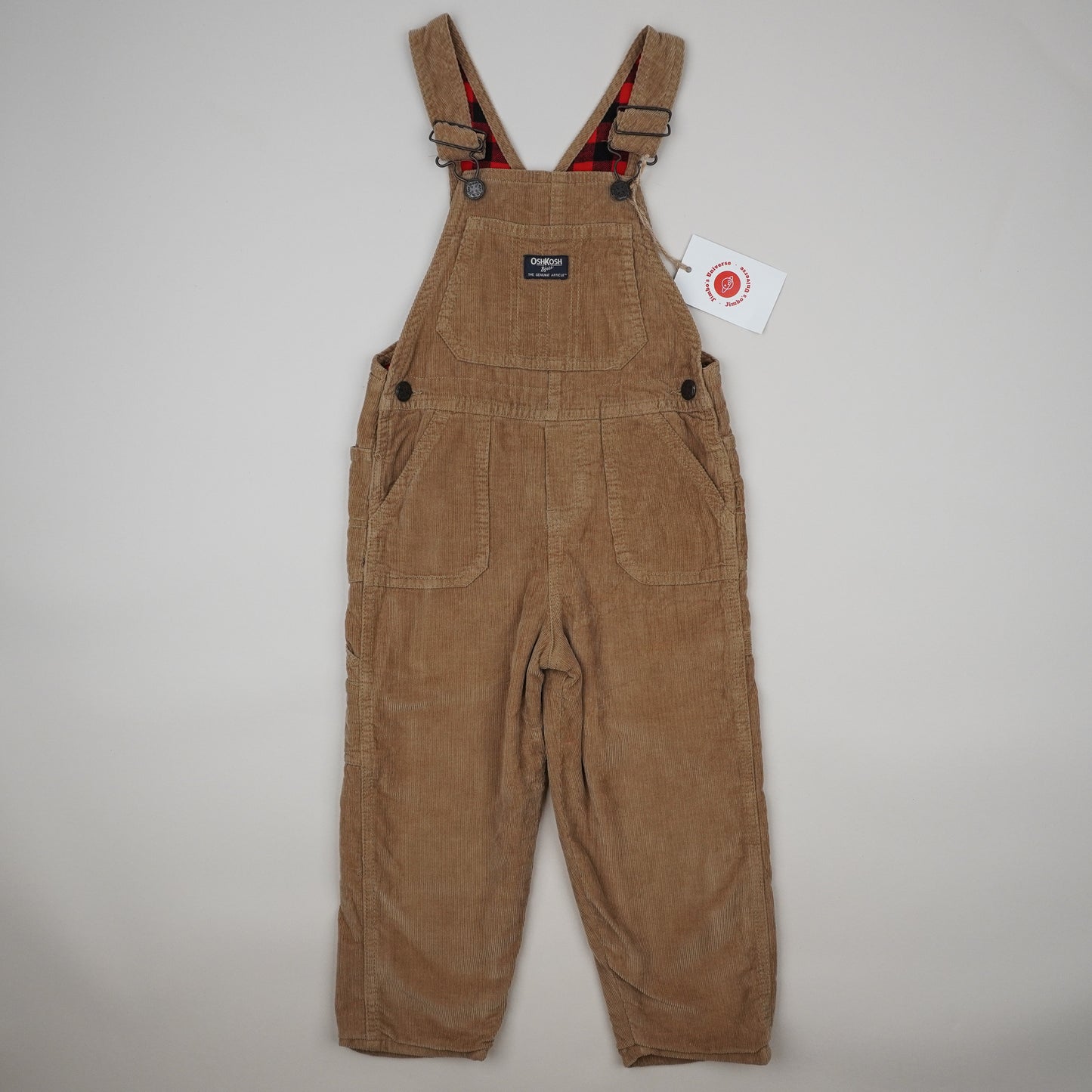 Lined OshKosh Corduroy Overalls