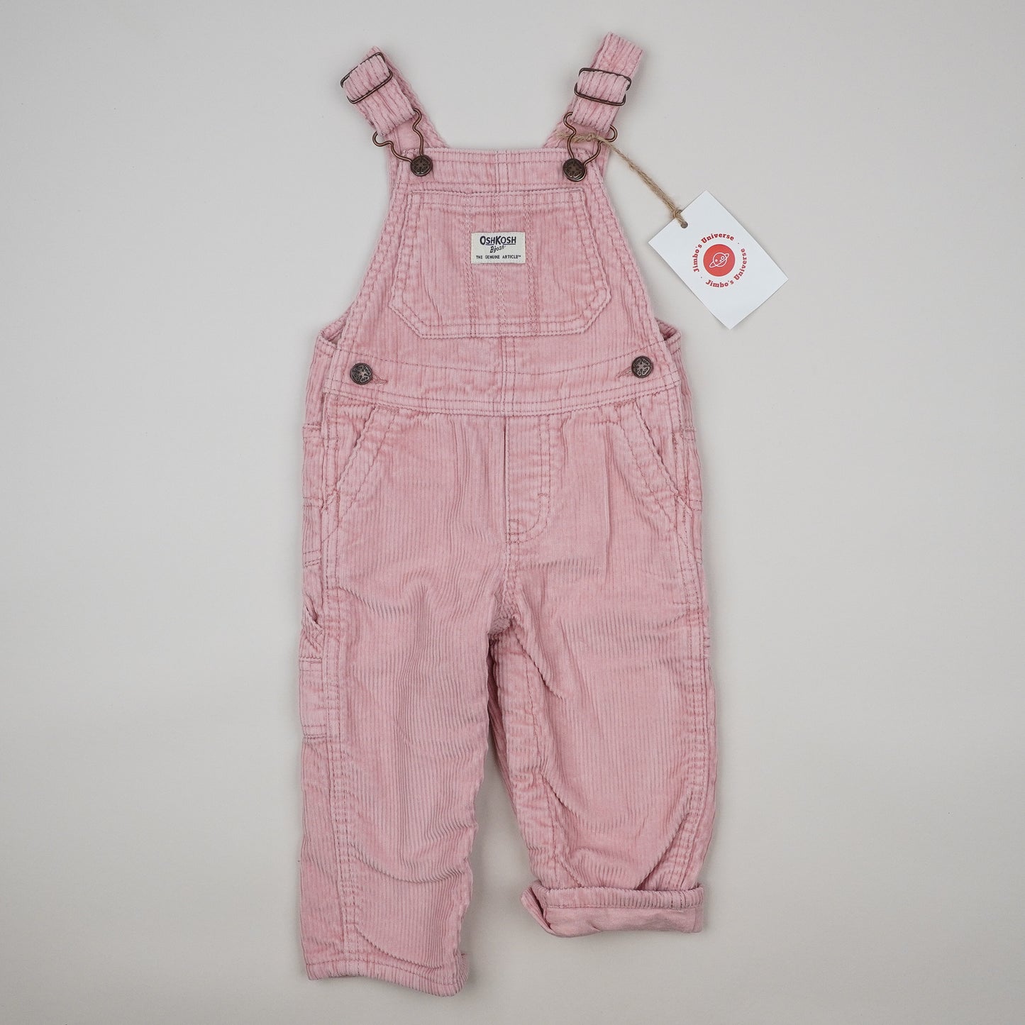 Lined OshKosh Corduroy Overalls