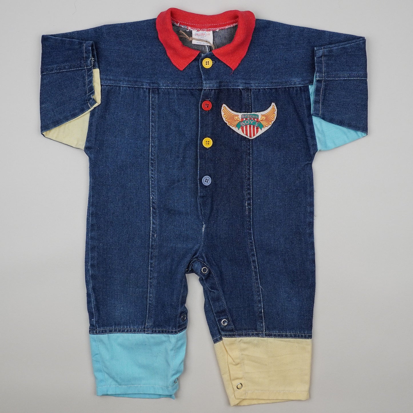 Vintage Jumpsuit with Patches
