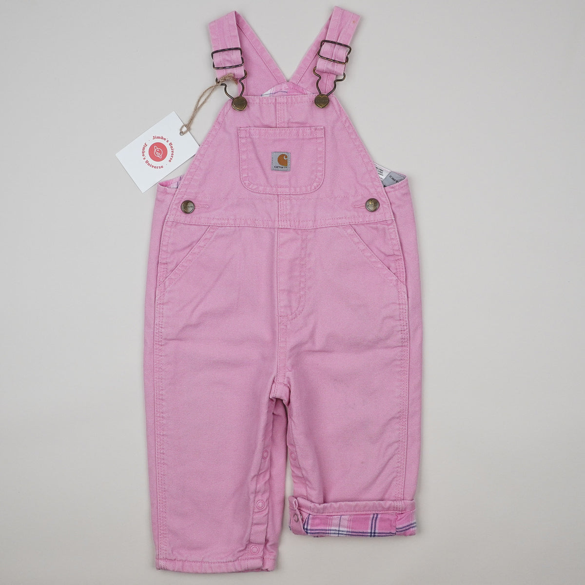 Lined Pink Carhartt Overalls
