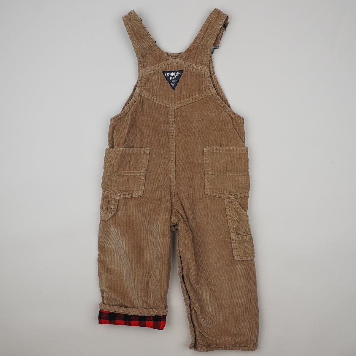 Lined OshKosh Corduroy Overalls