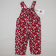 OshKosh Floral Corduroy Overalls