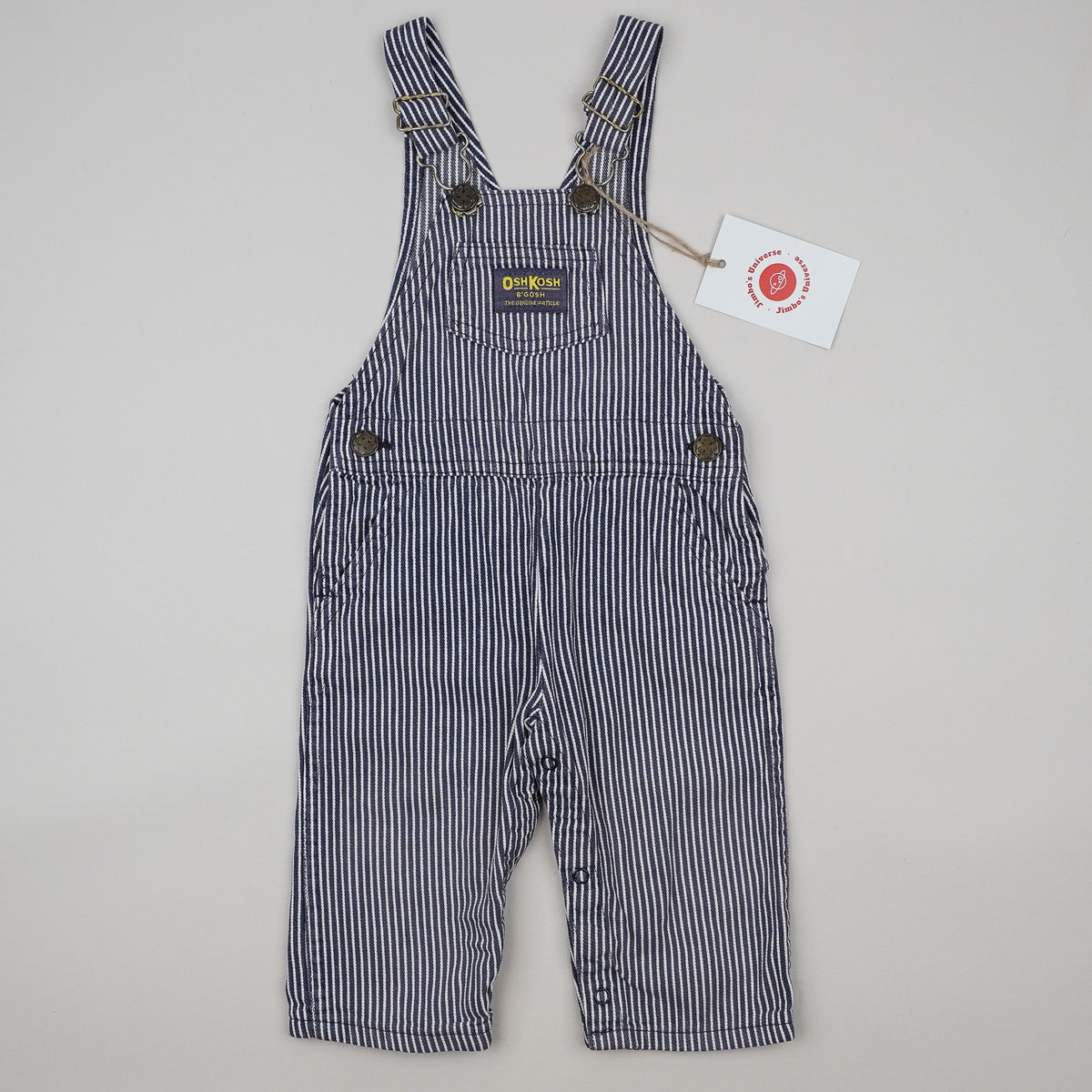 Vintage OshKosh Hickory Stripe Overalls