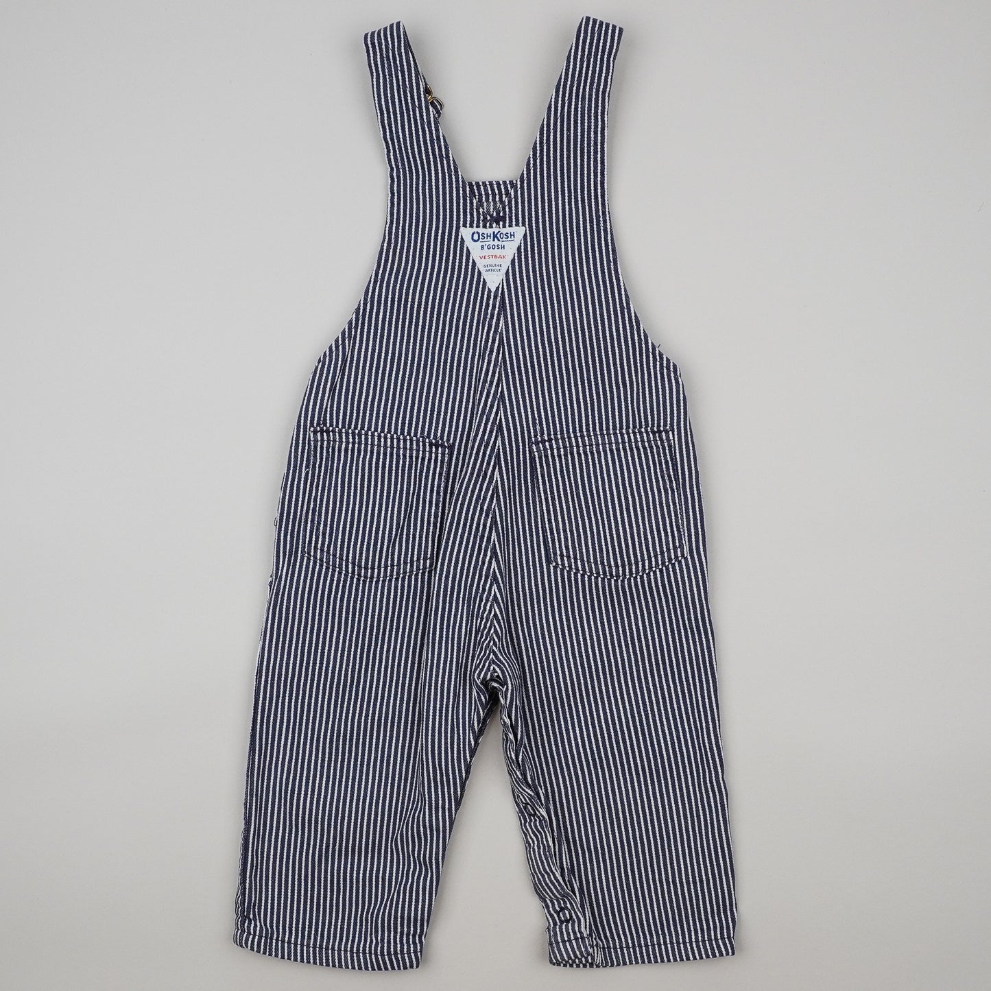 Vintage OshKosh Hickory Stripe Overalls